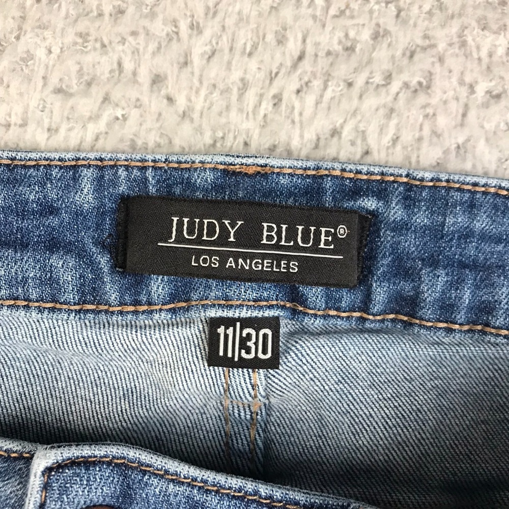 Judy Blue Jeans Womens 11/30 High Rise Skinny Fit Medium Wash Stretch Denim - Picture 6 of 16